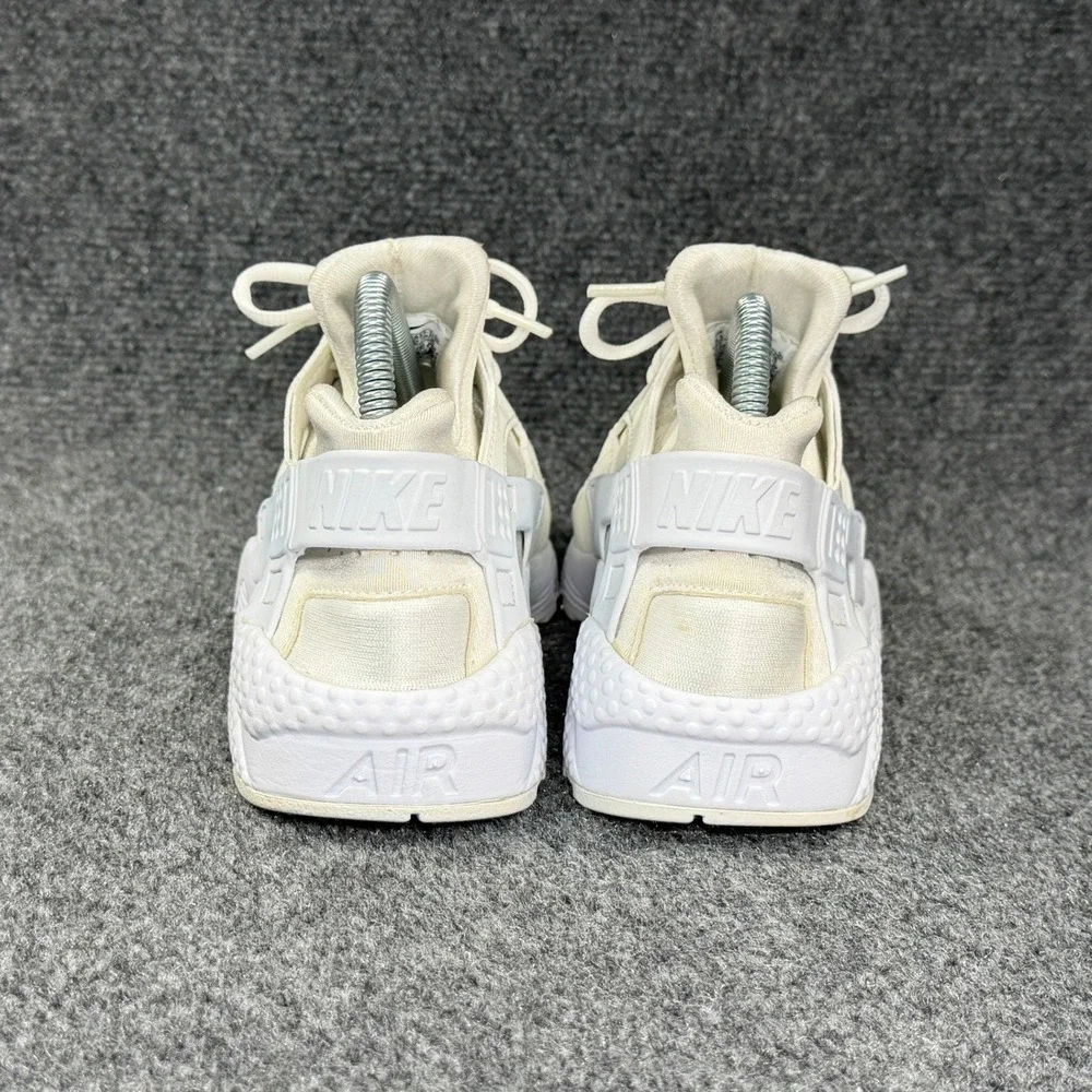 Nike Air Huarache Run Shoes Women's 8.5 White Athletic Retro‎ Running Sneakers